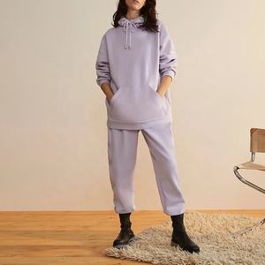 <b>Leisure</b> Tracksuit Set for <b>Women</b> logo Custom Jogging <b>Suits</b> Print Design Heavy Weight No Fleece Track <b>Suit</b> - Product Image 6