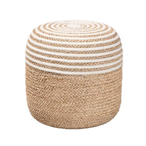 Vente en gros pouf tabouret pouf en jonc de mer pas cher prix naturel tissé pouf en jonc de mer meubles de maison faits à la main au Vietnam - Product Image 6