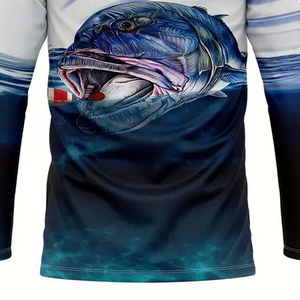 Latest Design Men's Plus Size Breathable UV Protection Running Fishing <b>Shirts</b> Short Sleeve <b>Outdoor</b> Quick Dry - Product Image 4