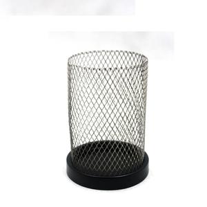 Vente chaude Fer Métal Décoratif Bougie Pilier Titulaire Gris Clair Couleur Forme Ronde Votive Titulaire À La Main - Product Image 4