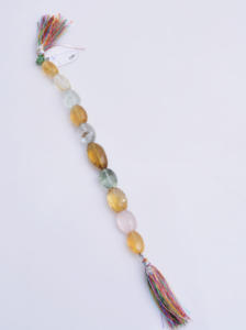 Perles de pierres semi-précieuses naturelles, taille chevron, pour la création de bijoux fins. - Product Image 2