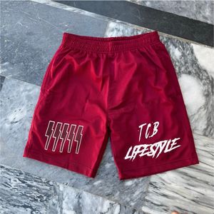 Pantalones cortos deportivos de verano con logotipo personalizado para hombre, transpirables, de secado rápido, sublimados - Product Image 2