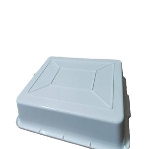 Bandeja de Plástico para Laboratorio |   Bandeja Utilitaria Blanca Resistente a Químicos, Diseño Rectangular, Bordes Elevados, Asas Laterales, 1 Año de Garantía - Product Image 3