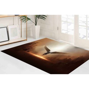 Alfombra Arcángel, Alfombra Miguel Ángel, Alfombra Ángel Guerrero, Alfombra Moderna, Alfombra Estampada, Alfombra Suave No Tejida - Product Image 3