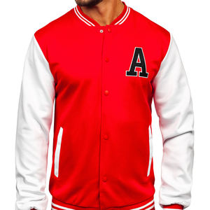 Fabricante OEM de alta calidad Chenille bordado hombres Universidad personalizado béisbol Bomber Puffer chaqueta de invierno - Product Image 1