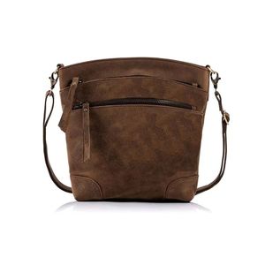 Bolso de hombro de mensajero duradero con estilo de lujo para mujer, bolso de mano con patrón Vintage y cremallera, gran oferta para el trabajo, uso diario informal - Product Image 1