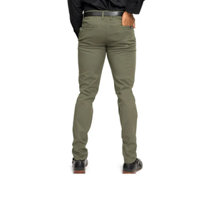 Pantalones Chinos para Hombre a Precio de Fábrica, Corte Ajustado, Elásticos, Casuales, de Algodón, Talla Grande, Rectos, Gruesos, con Logotipo Personalizado, para Oficina - Product Image 4