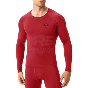 เสื้อคอมเพรสชั่นผู้ชายขายตรงจากโรงงาน น้ำหนักเบา มีไซส์ใหญ่ เสื้อคอมเพรสชั่นผู้ชายลดราคา - Product Image 4