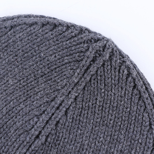 Gorro Jacquard de tamaño personalizado para hombre, gorro cálido de invierno con forro polar para esquí, gorro transpirable de lana 100% - Product Image 4
