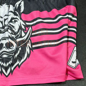 กางเกงฟุตบอลขายส่ง ผลิตจากผ้าโพลีเอสเตอร์ 100% แห้งเร็ว สำหรับทีมฟุตบอลชายและเยาวชน - Product Image 4