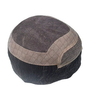 Peluca de pelo Remy de encaje frontal Mono para hombre más vendida, tupé de encaje HD transparente, pelo Taz, pelucas de cabello humano de alta calidad de Bangladesh - Product Image 1