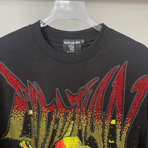 Camiseta de Verano de Manga Corta con Estampado de Diamantes y Alienígenas, de Alta Calidad, para Hombre y Mujer, Gran Venta - Product Image 4