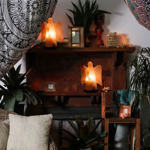 Lampe à sel en forme de sel à bas prix Meilleur matériau Lampe à sel en forme d'ange Prix de gros Lampe à sel - Product Image 6