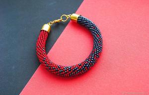 Pulsera de cuentas de cristal de colores mezclados de calidad superior Brazaletes de boda de estilo moderno Pulseras de cuentas de moda - Product Image 4