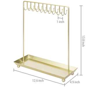 Стойка для ювелирных изделий из литого золота, с цветными блокировками - Product Image 2