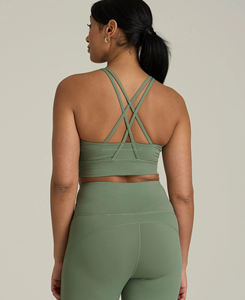 Soutien-gorge de sport sans couture personnalisé pour femme – Qualité supérieure, respirant, personnalisation du logo, maintien moyen, style épuré, idéal yoga - Product Image 2