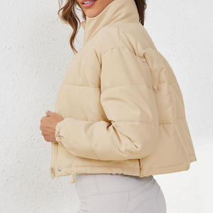 Vestes pour femmes avec logo personnalisé Manteaux en tissu léger à bulles Vestes en peluche Veste d'extérieur Vente en gros - Product Image 5