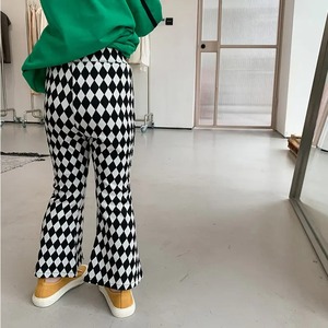 Amante, venta al por mayor, moda, nuevo estampado a cuadros, cintura alta, informal, Jogging, Jogger, pantalones acampanados, pantalones de mujer con estilo a la moda - Product Image 2