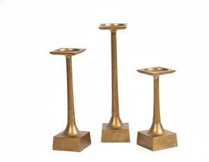 Bougeoir à base carrée pour centre de table de mariage, bougeoirs pour dîner de mariage, décoration de la maison, spa et festivals - Product Image 1