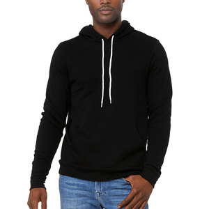 Bella + Canvas 3719 Sweat à capuche unisexe en polaire éponge BELLA + CANVAS-Sweat à capuche en polaire éponge 3719 XS - 3XL Sweats à capuche de couleur noire - Product Image 1