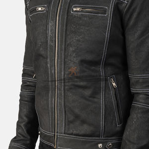 Classic Warm Leather <b>Jacket</b> for <b>Men</b> with Premium <b>Slim</b> <b>Fit</b> Design and High Durability Perfect for Cold Winter Seasons - Product Image 6