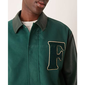 Lettermen <b>Jacket</b> <b>Men's</b> Modern Outdoor Casual Stand Collar Front Breathable Eco-Friendly Winter Warm <b>Soft</b> Comfortable Fashion - Product Image 3