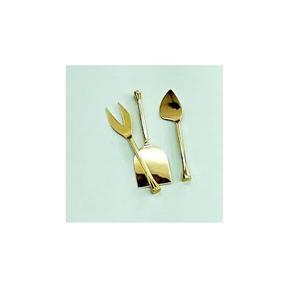 Ensemble de couteaux et de serveurs en laiton doré et ensemble de serveurs et de couteaux à gâteau en laiton très vendu, ensemble de couverts plaqués or - Product Image 1