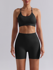 S137, ropa de Yoga sin costuras para correr, ropa deportiva seca, ropa ajustada transpirable para mujer, ropa deportiva para gimnasio, conjunto de Fitness para gimnasio - Product Image 1