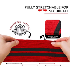 Mejor diseño personalizado elástico ruso gimnasio levantamiento de pesas accesorios de Fitness de alta resistencia rodilleras - Product Image 5
