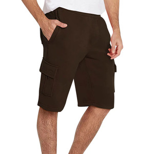 Vintage Style <b>Men's</b> Streetwear <b>Shorts</b> with Thick Drawstring Acid Wash <b>Patch</b> Embroidery and Cut Edge 100% Cotton - Product Image 3