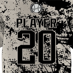 Nueva Camiseta de Béisbol Personalizable al por Mayor con Impresión por Transferencia de Calor OEM para Hombre, Talla Grande, de Alta Calidad, Transpirable y que Absorbe la Humedad - Product Image 5