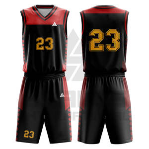 Nuevo diseño personalizado uniforme de baloncesto bordado de alta calidad cosido hombres deportes camisa baloncesto Conjunto personalizado último uniforme de los hombres - Product Image 3