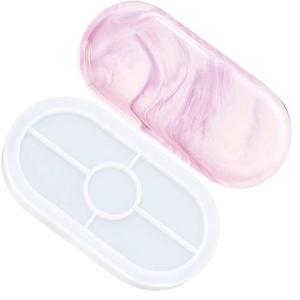 Posavasos ovalado de resina epoxi de silicona a precio de fábrica - Product Image 1
