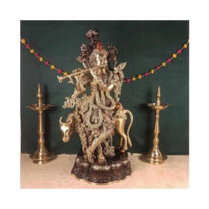 La sculpture de Dieu en métal en laiton spirituel apporte des bénédictions éternelles beauté mythique et artisanat traditionnel à la vie avec harmonie - Product Image 5