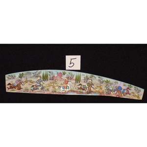 Miniature d'art mural persan sur os, peinture d'art fine faite à la main, prête pour la décoration de la maison, 9 X 2 Abcpm0158 - Product Image 1
