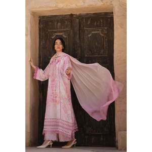 Conjunto de Camisa y Dupatta de Chifón Estilo Bohemio para Primavera/Verano - Product Image 3