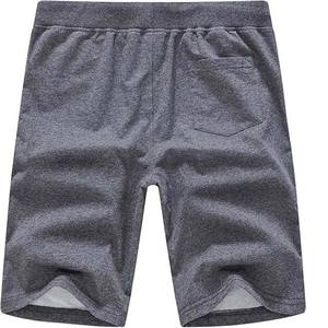 Shorts de sport pour hommes 2025 à taille élastique, 100 % coton, sur mesure, prix de gros, pour le jogging, couleur unie, haute qualité - Product Image 3