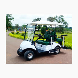 Carrito de golf eléctrico de cuatro plazas de calidad de exportación con asientos ajustables de potencia de litio y bandeja de carga trasera para uso hospitalario - Product Image 4