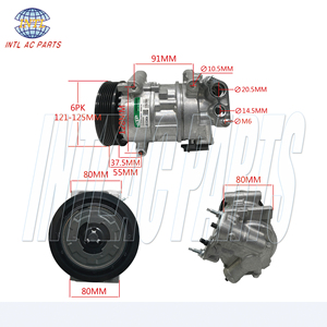 Compressore d'Aria INTL-XZC1271 5SEL12 per <span class=keywords><strong>CITROEN</strong></span> <span class=keywords><strong>C3</strong></span> <span class=keywords><strong>AIRCROSS</strong></span> II 2017 9815198580 9809274880 - Product Image 6