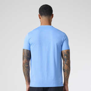 Ensemble de sport respirant 2 pièces pour homme : short de course et t-shirt en coton tricoté, idéal pour l'entraînement estival - Product Image 4