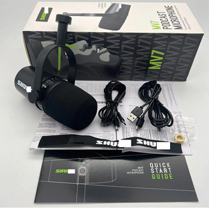 Micrófono Dinámico Profesional <span class=keywords><strong>MV7</strong></span> Studio USB para Computadora Henhao Omnidireccional para Transmisión, Juegos, <span class=keywords><strong>Podcast</strong></span> - Product Image 1