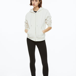 OEM al por mayor sudaderas con capucha de las mujeres Cremallera completa Impresión personalizada Logo Sudadera con capucha para hombres y mujeres - Product Image 3