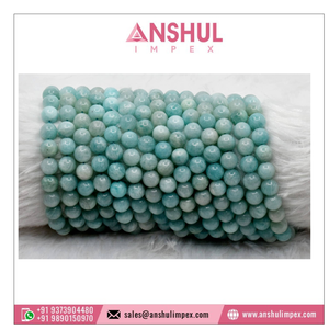 Amazonite-Cuentas redondas de 8mm para decoración, piedras naturales de colores, redondas - Product Image 5