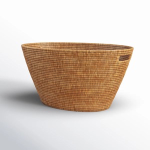 <b>Large</b> oval rattan <b>basket</b> Handmade Storage <b>Basket</b> Wholesale eco-friendly Made in Viet Nam - Product Image 5