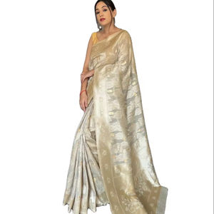 Dola Silk Saree Collection คุณภาพสูงดีไซน์แบบคลุมทั้งหมดของ Pichwai Kalamkari สำหรับเจ้าสาวในงานแต่งงาน - Product Image 1