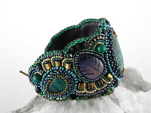 Brazalete de abeja con cuentas hecho a mano-Brazalete para mujeres y niñas - Product Image 2