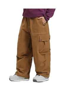 Pantalon de neige Baggy Cargo surdimensionné imperméable pantalon de Snowboard Baggy Cargo unisexe ample jambe large hommes pantalon de Ski - Product Image 3
