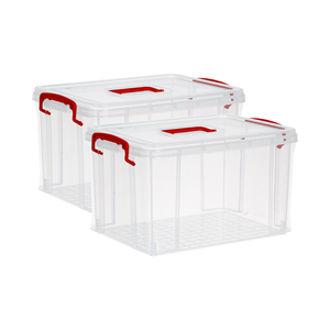 Nouveau design 6577 boîte de rangement rectangulaire avec couvercles utilisés pour stocker des conteneurs de stockage de riz pour les vêtements Logo personnalisé stockage de riz - Product Image 4