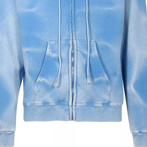 100% coton polaire fermeture éclair Style hommes vêtements d'hiver sweats à capuche meilleur matériel hiver saison porter des sweats à capuche pour hommes - Product Image 6