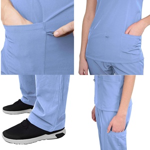 Man and Women Custom design and color Uniforms <b>Scrub</b> Medical <b>Scrubs</b> <b>Sets</b> Women Hospital Nursing <b>Scrubs</b> Uniforms <b>Sets</b> - Product Image 3